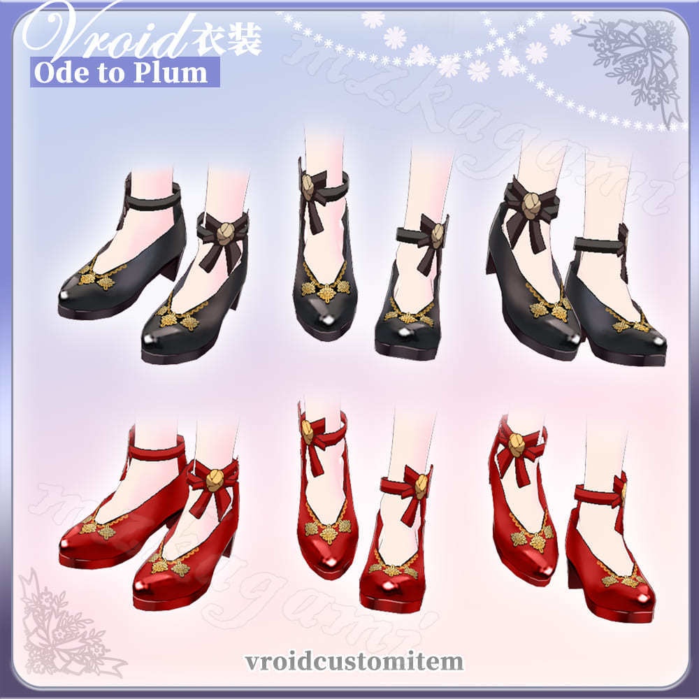 【VRoid】詠梅 Ode to Plum / チャイナドレス Cheongsam (8 colors) (XWear付)