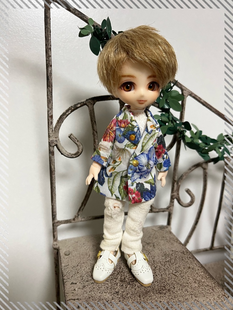 【新作花柄】ロングジャケット