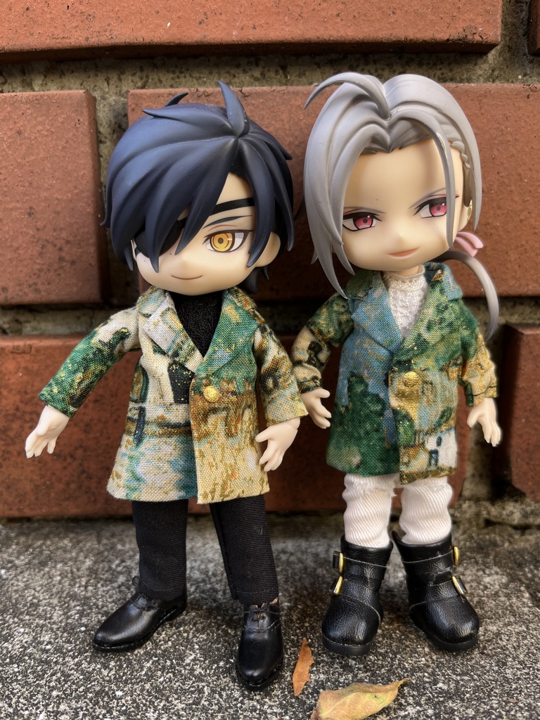 【絵画柄】ロングジャケット