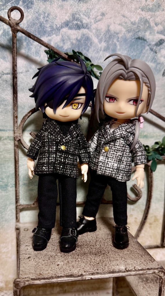 【新作】ブラック&グレー ジャケット