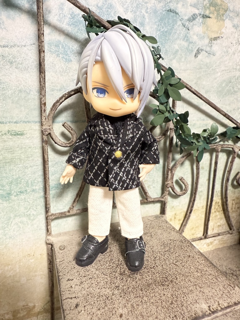 【新作】ブラック&グレー ジャケット