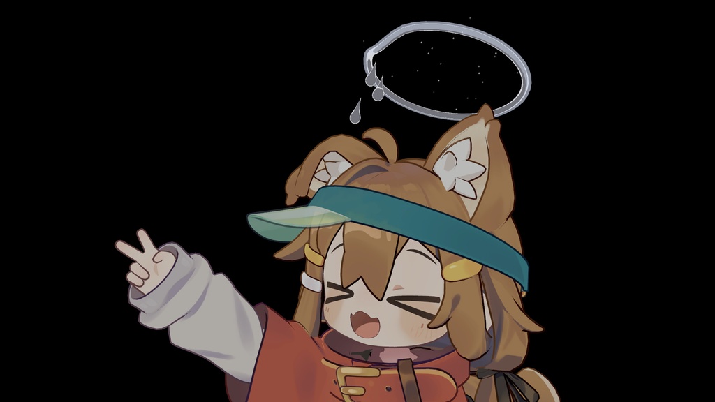 【無料】『うごくアニメーション付き』しずくヘイロー