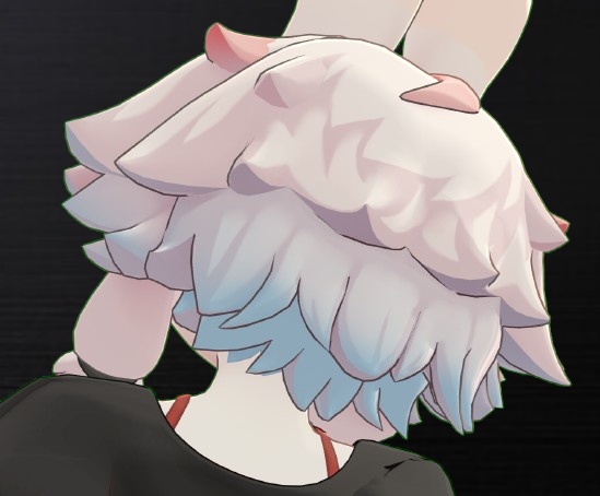 【無料】『Yueくんヘアーテクスチャー』Mesh、Inner color