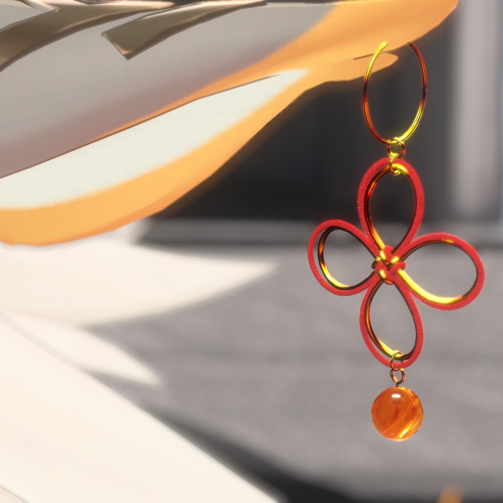 【無料】『大きい耳飾り』4種 フォシュニア、シャロ、あまあま大福ドラゴンず対応