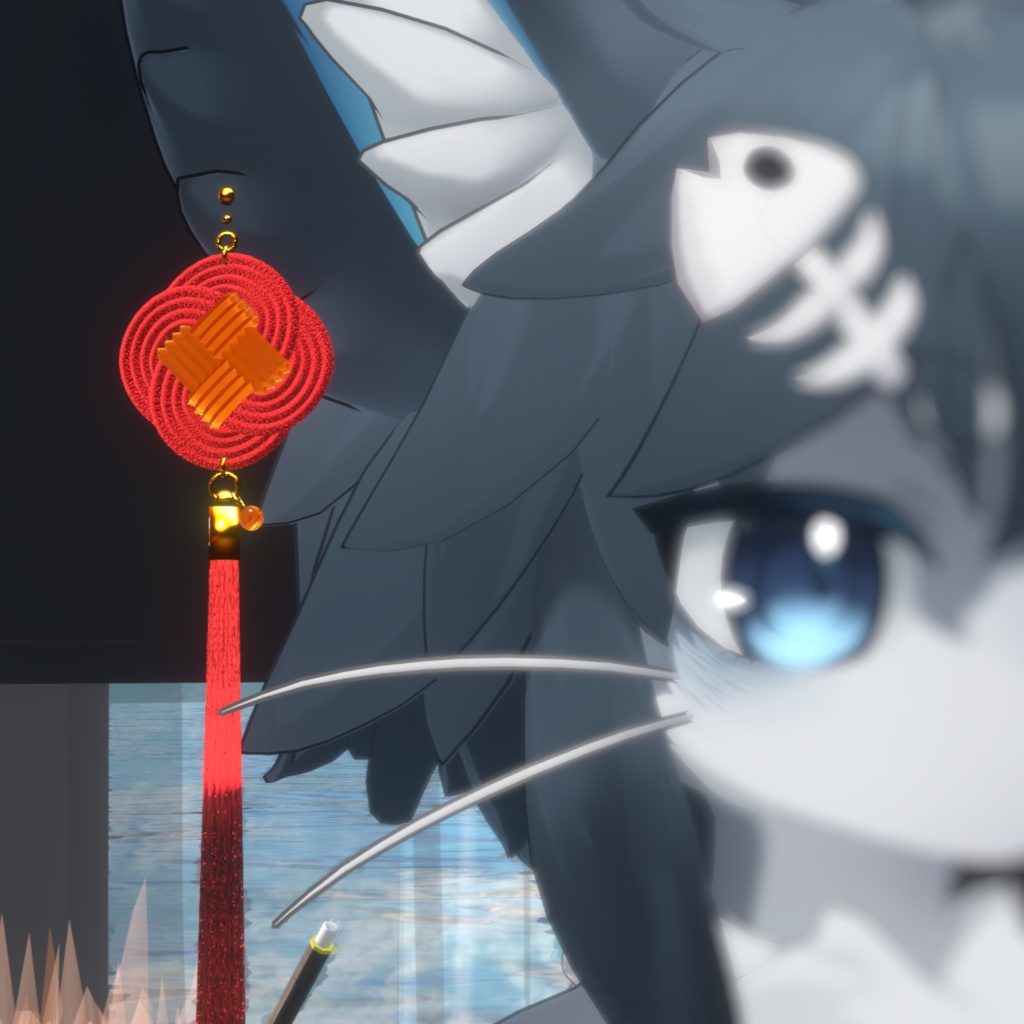 【無料】『大きい耳飾り』4種 フォシュニア、シャロ、あまあま大福ドラゴンず対応