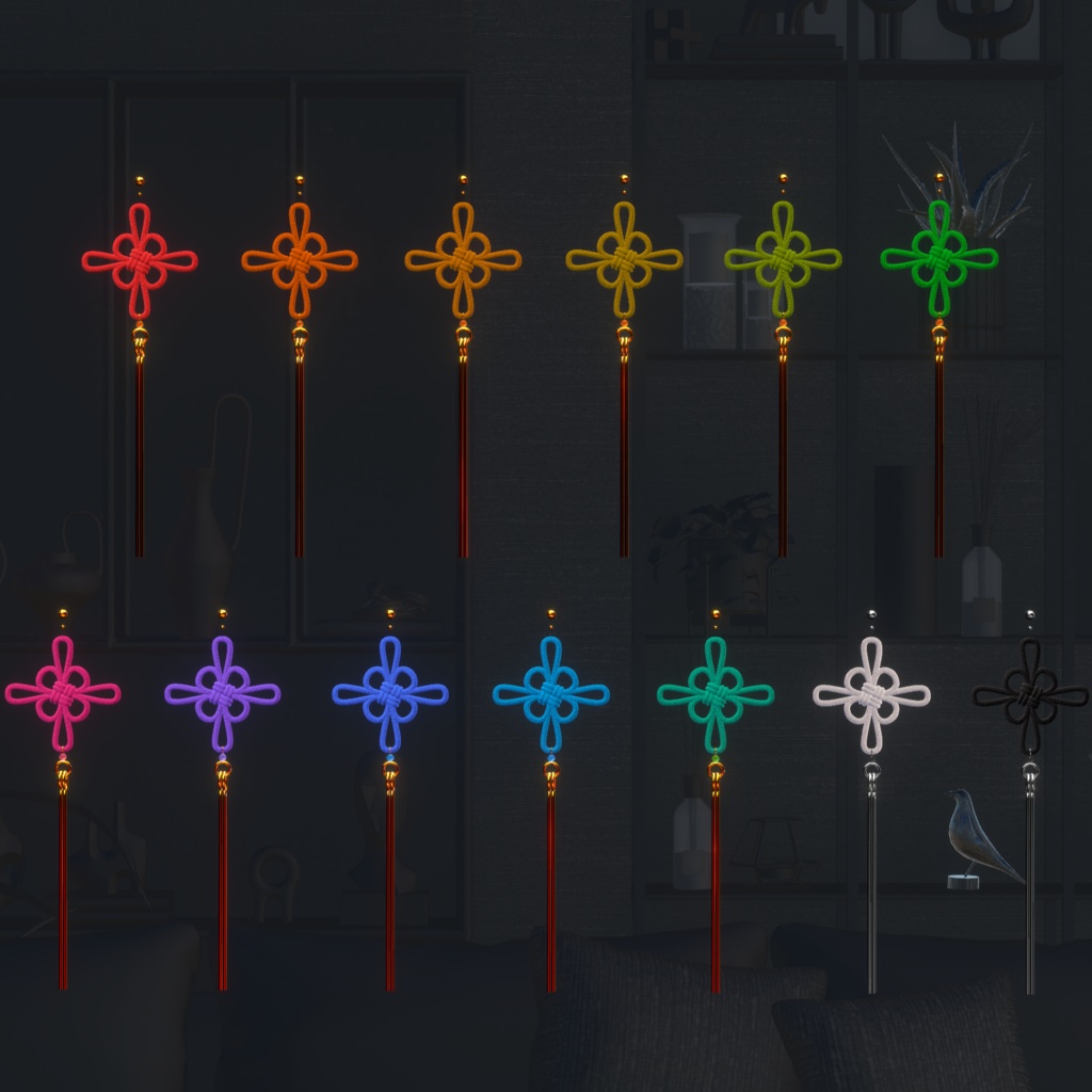 【無料】『大きい耳飾り』4種 フォシュニア、シャロ、あまあま大福ドラゴンず対応