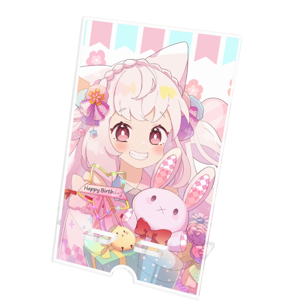 狐桃ろま🌸2022.Birthday アクリルスマホスタンド