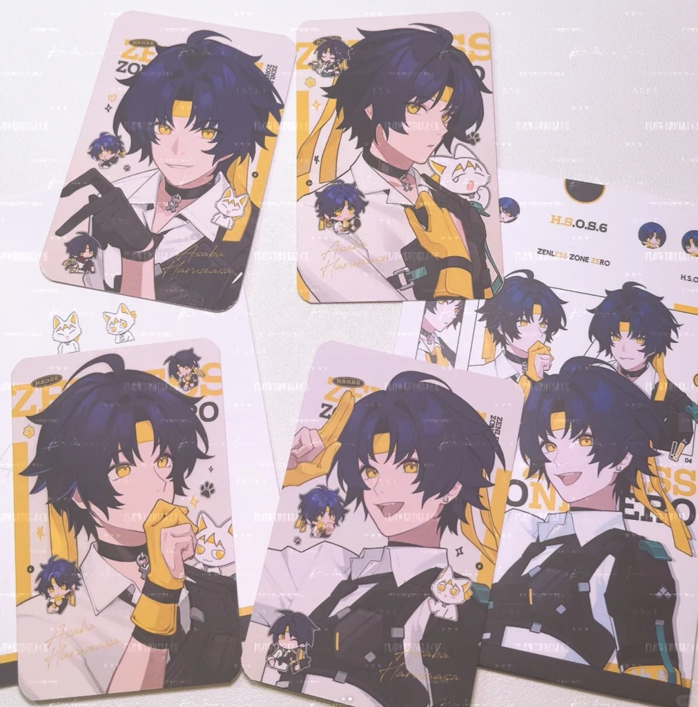 【ゼンゼロ】人生四コマ 浅羽悠真 コレクションカード 4つセット