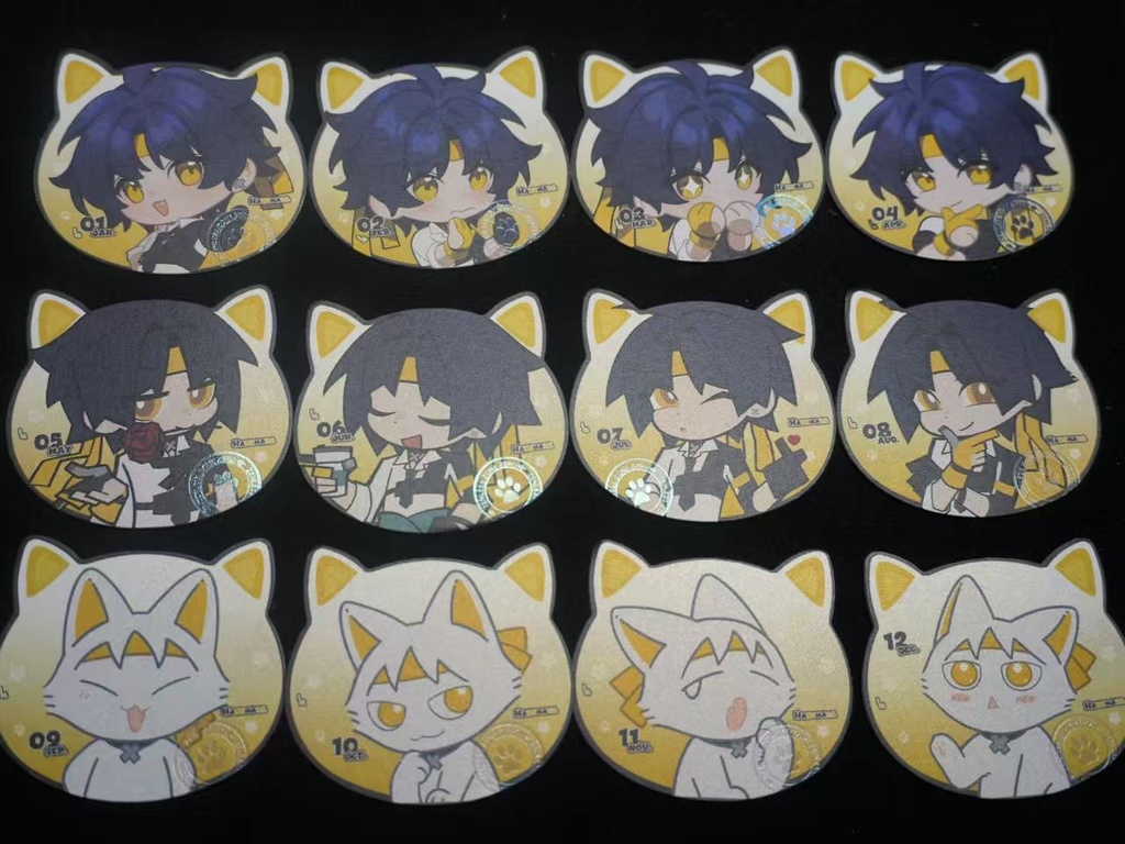 【ゼンゼロ】人生四コマ 浅羽悠真 ネコ型カード 12枚入り