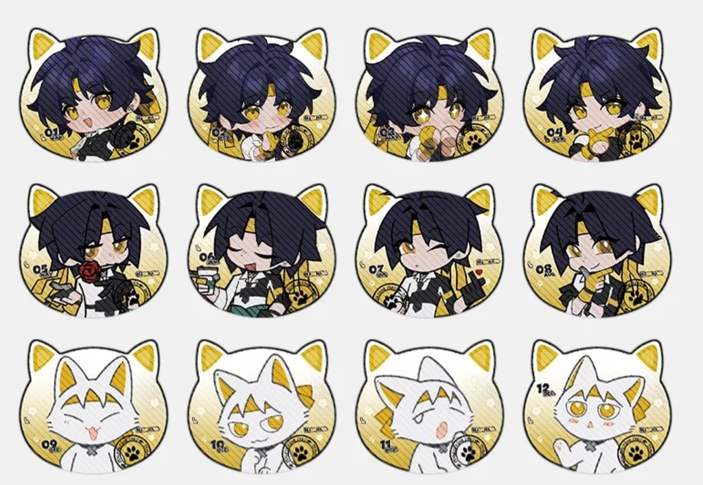 【ゼンゼロ】人生四コマ 浅羽悠真 ネコ型カード 12枚入り