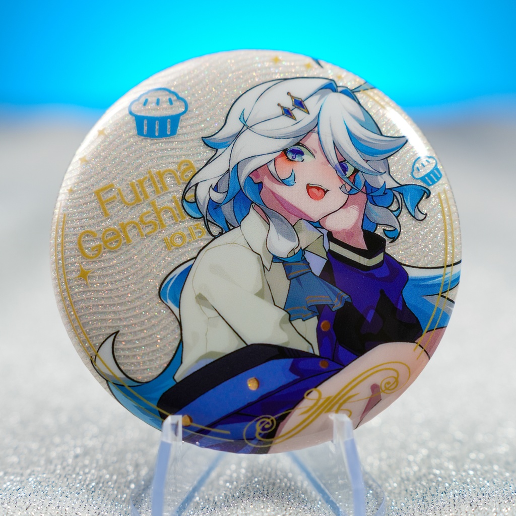 【原神】Little Beautyシリーズ　フリーナ　缶バッジ　タイプB