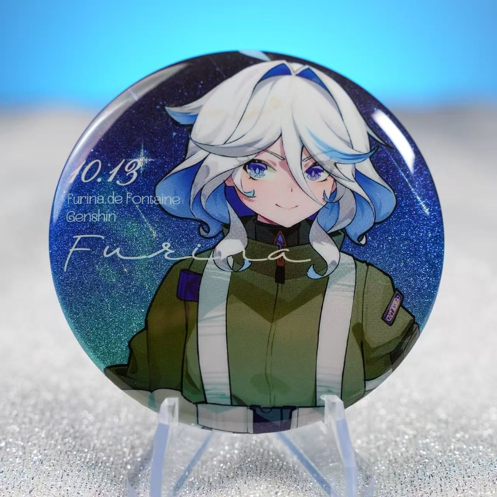 【原神】Little Beautyシリーズ　フリーナ　缶バッジ　タイプC