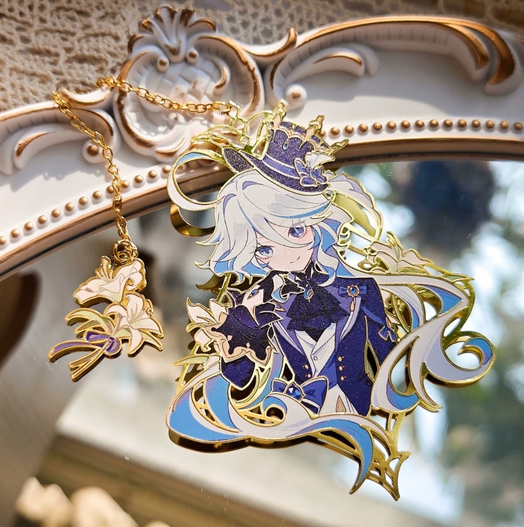 【原神】金属ブックマーク　フリーナ