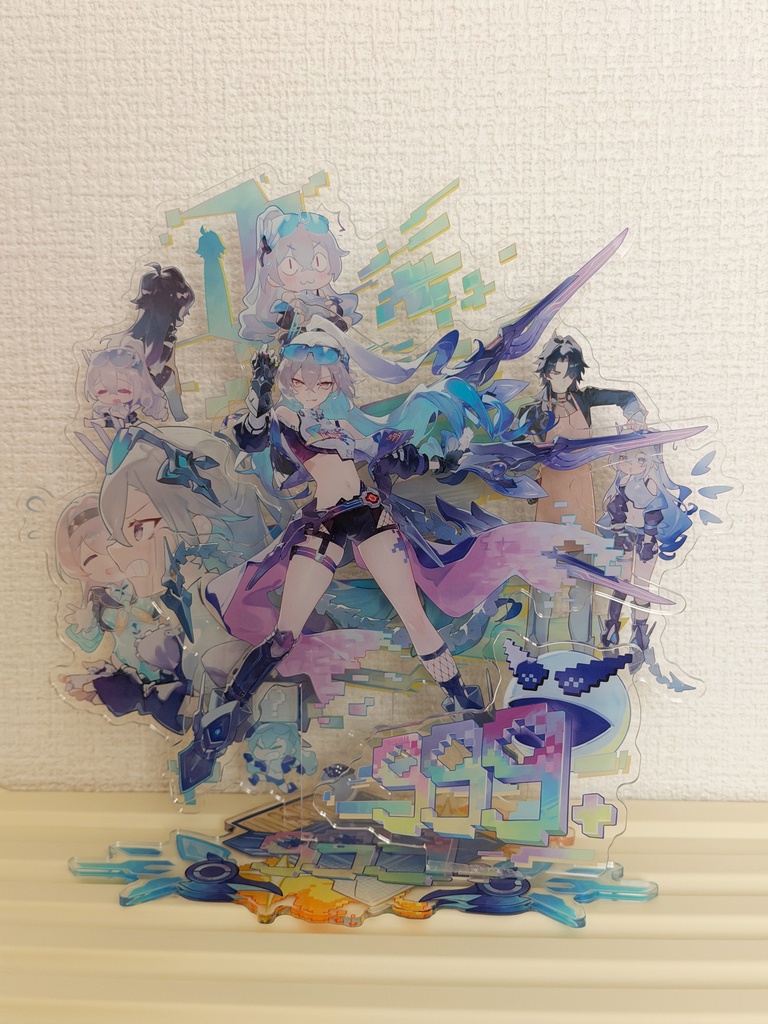 【崩壊スターレイル】3重 BIGアクリルスタンド 銀狼LV999