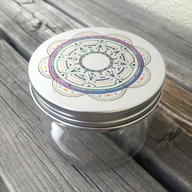 まあるい模様の透明ステッカーセット