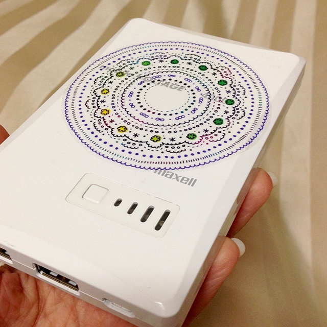 まあるい模様の透明ステッカーセット