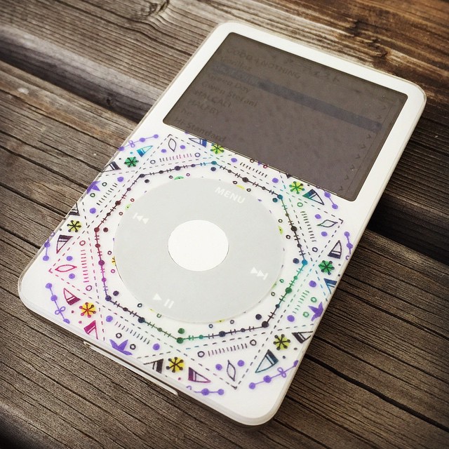 まあるい模様の透明ステッカーセット