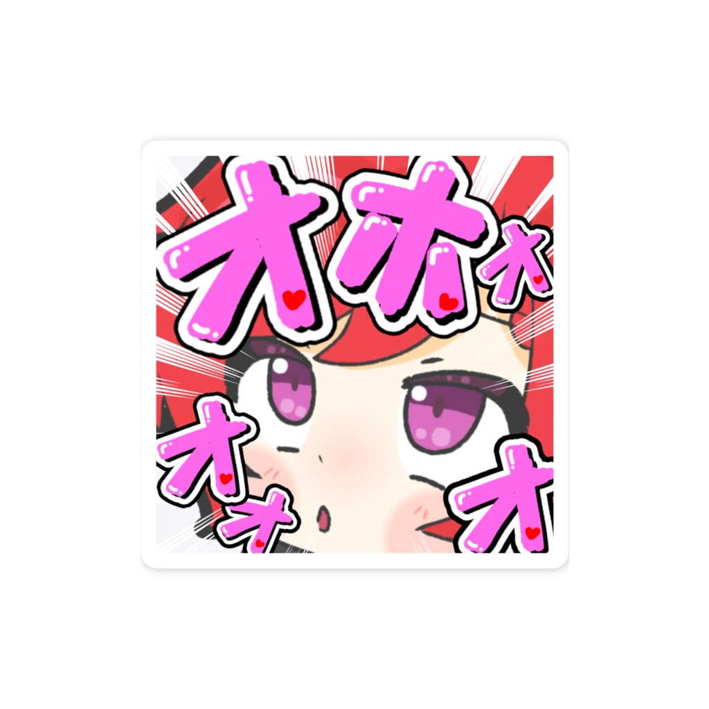 チャミおほ///ステッカー