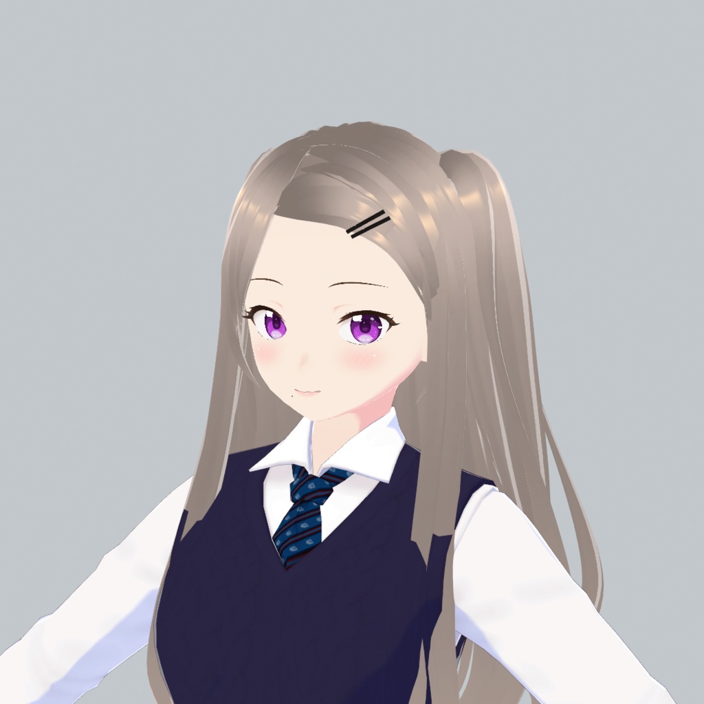 【無料】ピン止め前髪 正式版【VRoid用髪型】