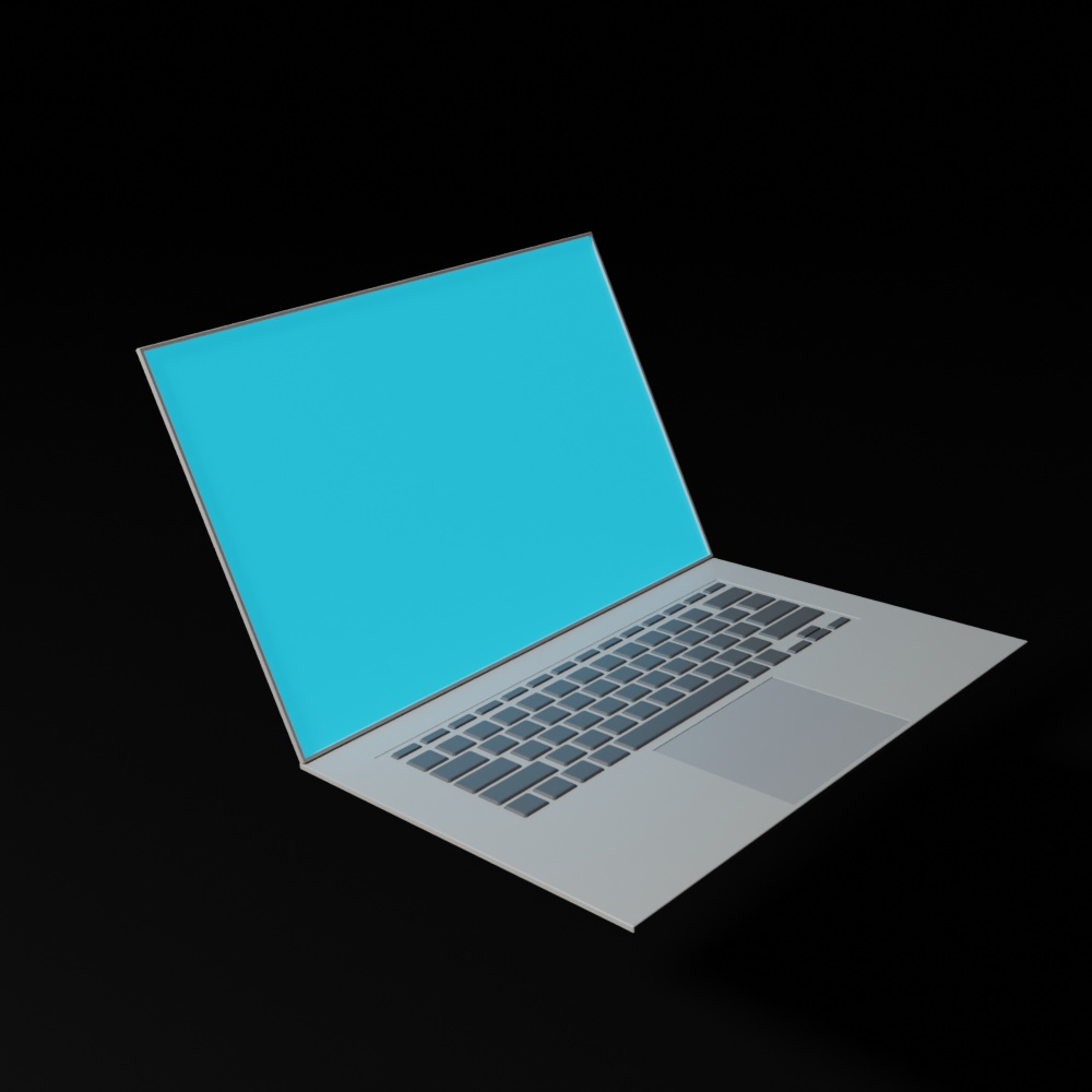 【無料】ノートパソコン 3Dモデル