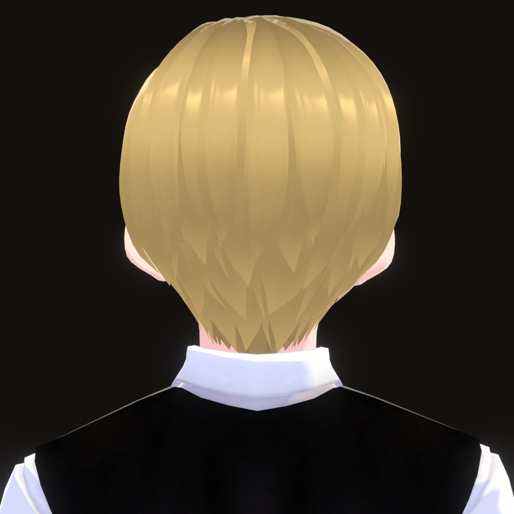 【無料】ハンサムショート前髪・後髪 正式版【VRoid用髪型】