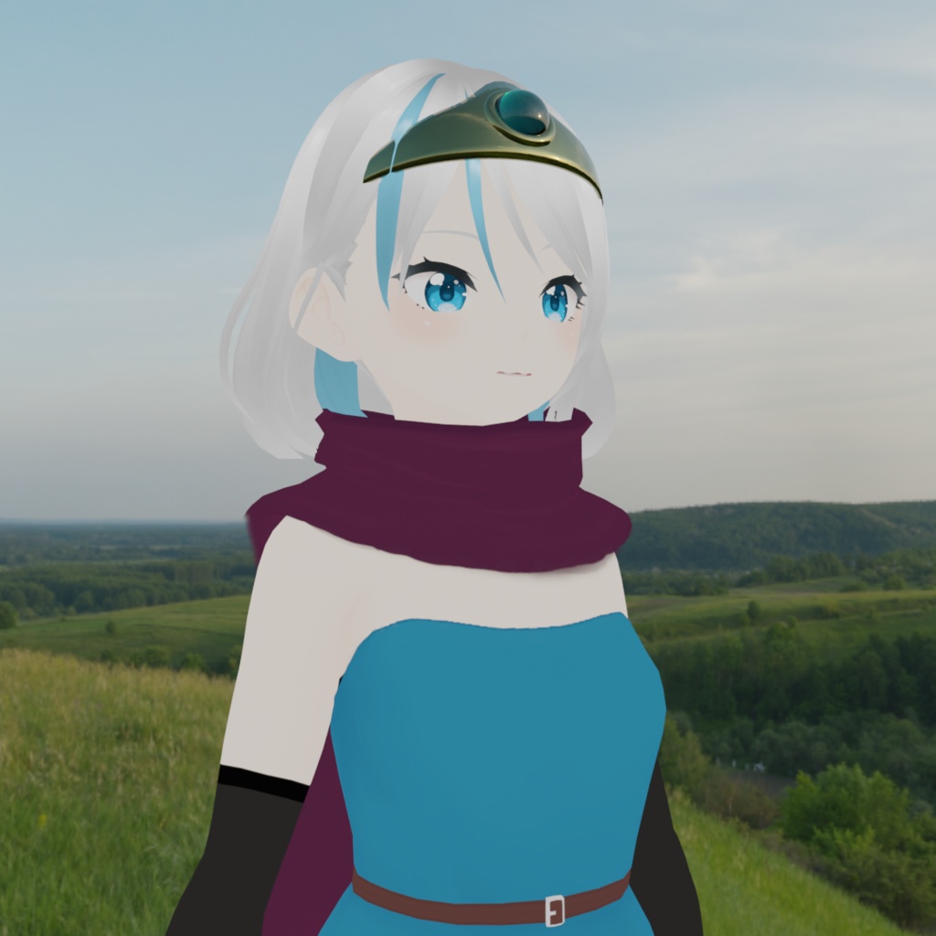 【無料】勇者の頭のやつ 3Dモデル