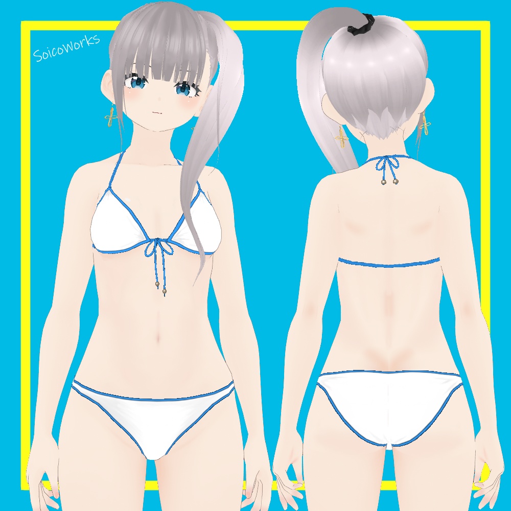 【無料有】水着(ビキニ)【VRoid】