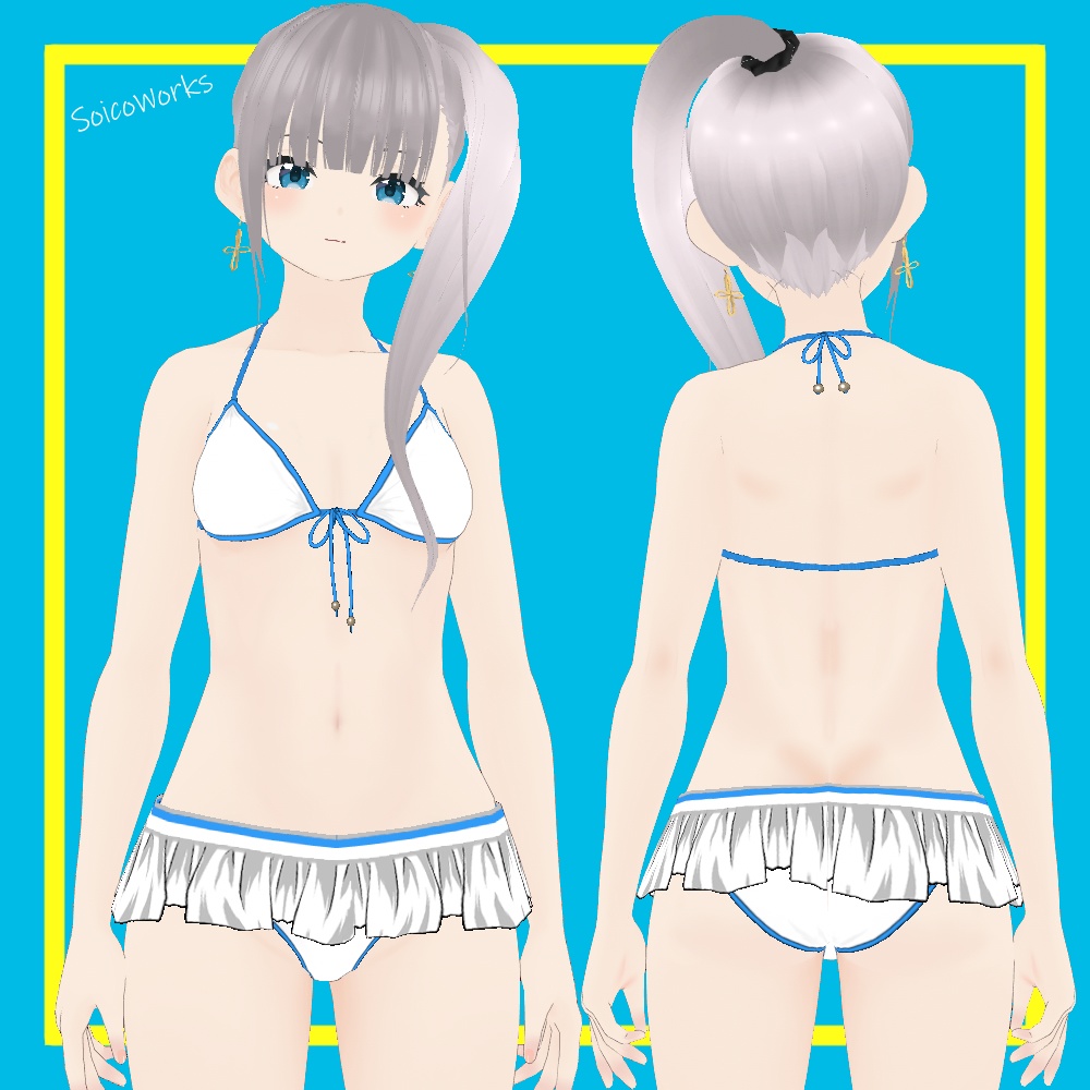 【無料有】水着(ビキニ)【VRoid】