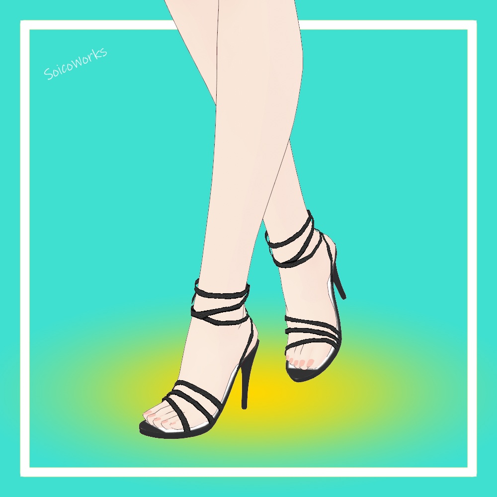 【無料】ストラップサンダル【VRoid】