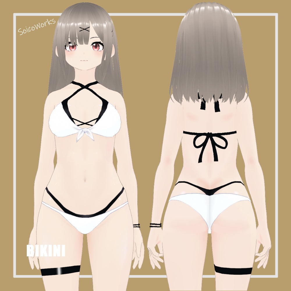 【無料】レイヤードビキニ【VRoid】