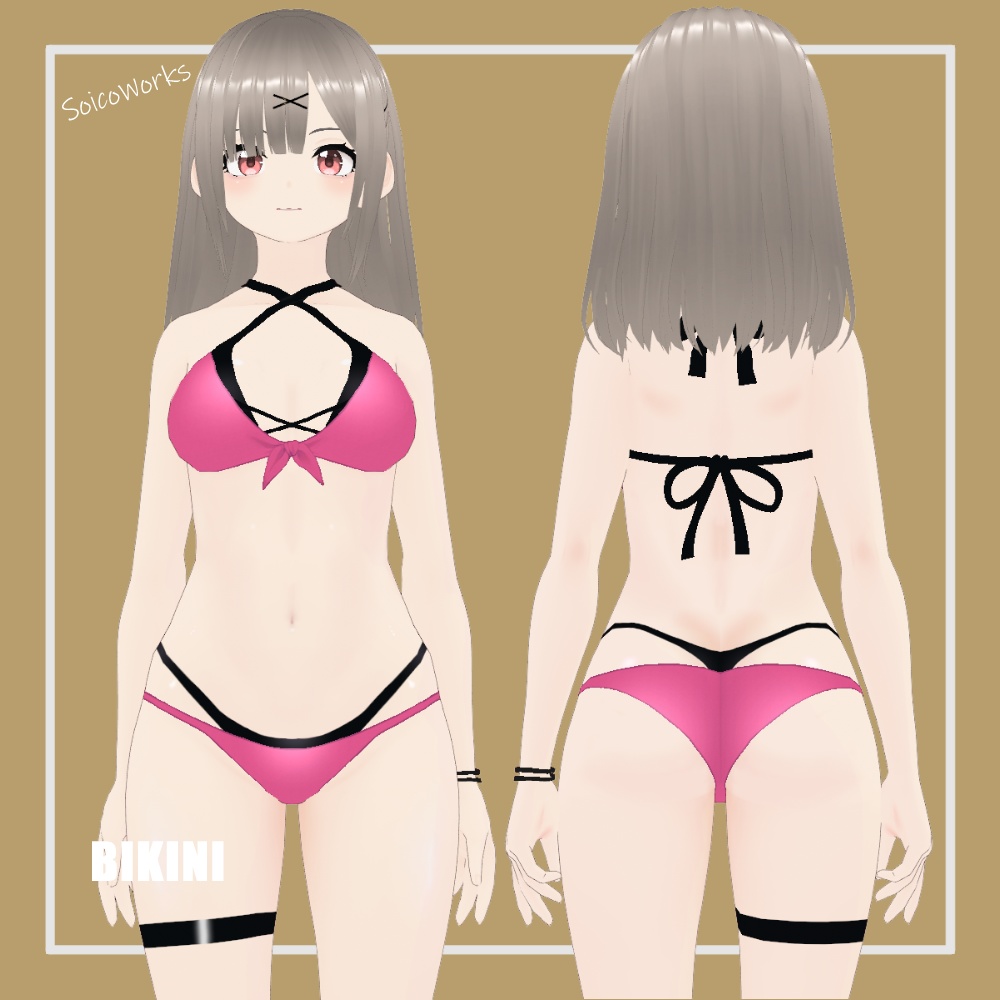 【無料】レイヤードビキニ【VRoid】