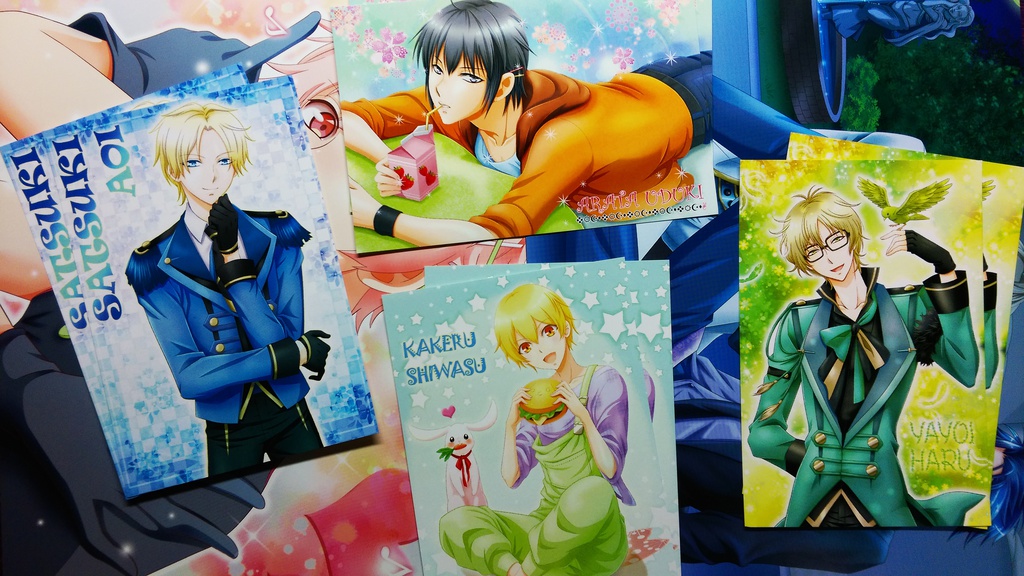 *ツキウタ。Six Gravityセット*(Postcard+Letter+ Book①)【限定セット】