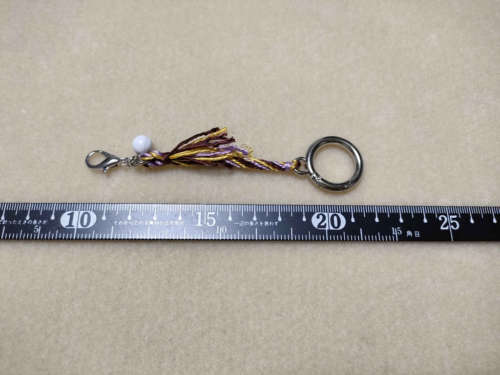 組紐キーホルダー チョコバナナ