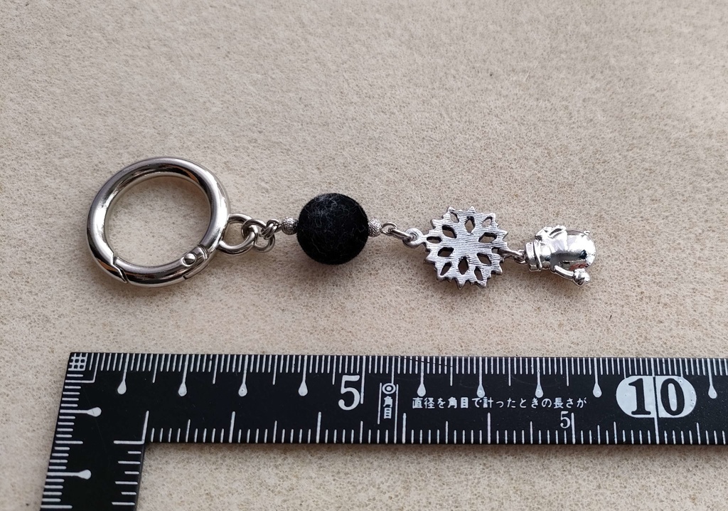 雪だるま ストラップ