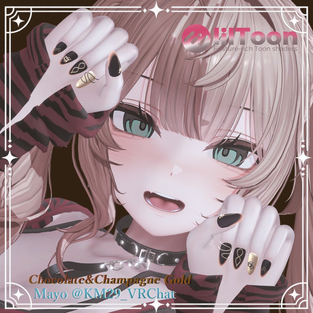 【22アバター対応】組み合わせ無限大!マット系シンプルネイル|Regalia Nocturne
