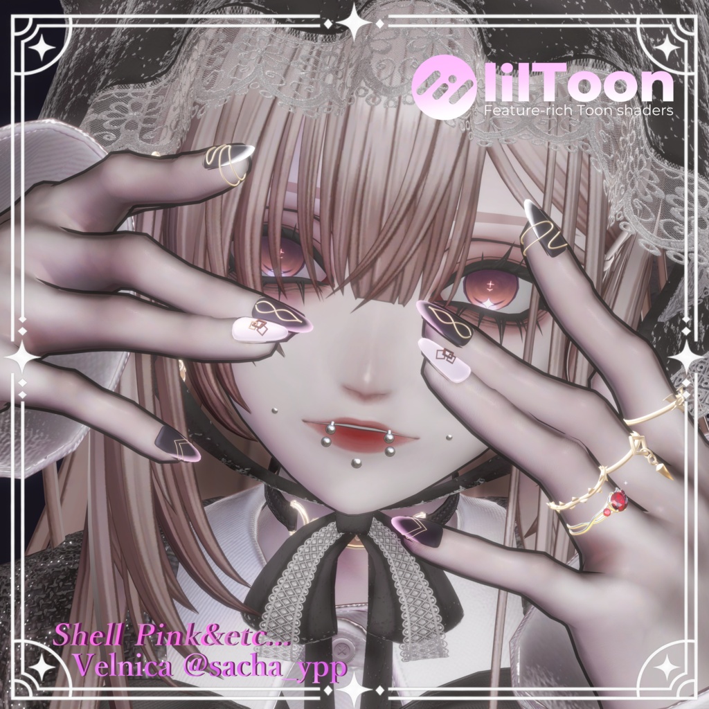 【22アバター対応】組み合わせ無限大!マット系シンプルネイル|Regalia Nocturne