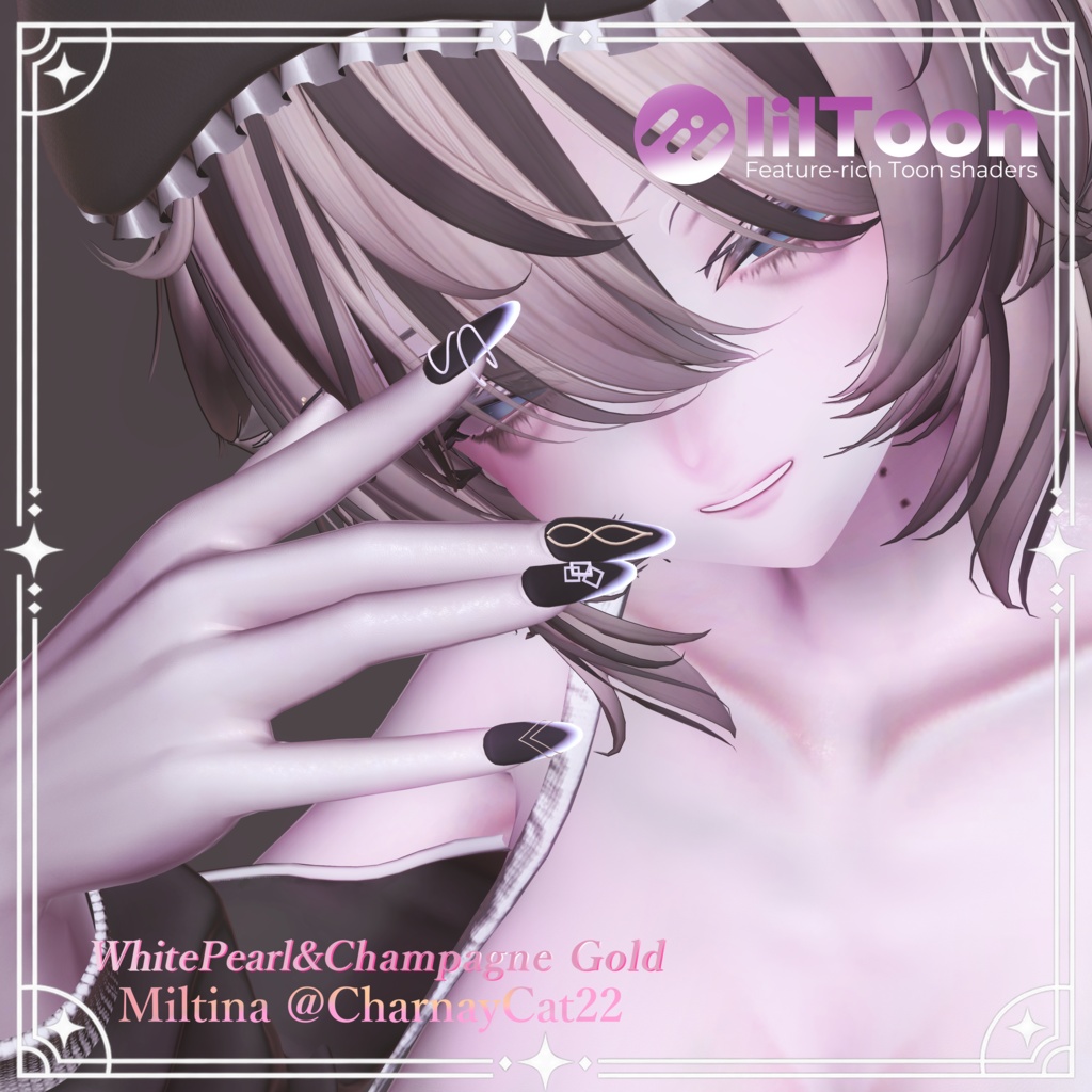 【22アバター対応】組み合わせ無限大!マット系シンプルネイル|Regalia Nocturne