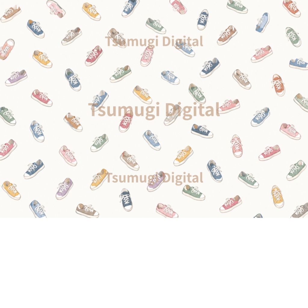 デザインペーパー(ファッションアイテム)3枚 / A4・PNGダウンロード