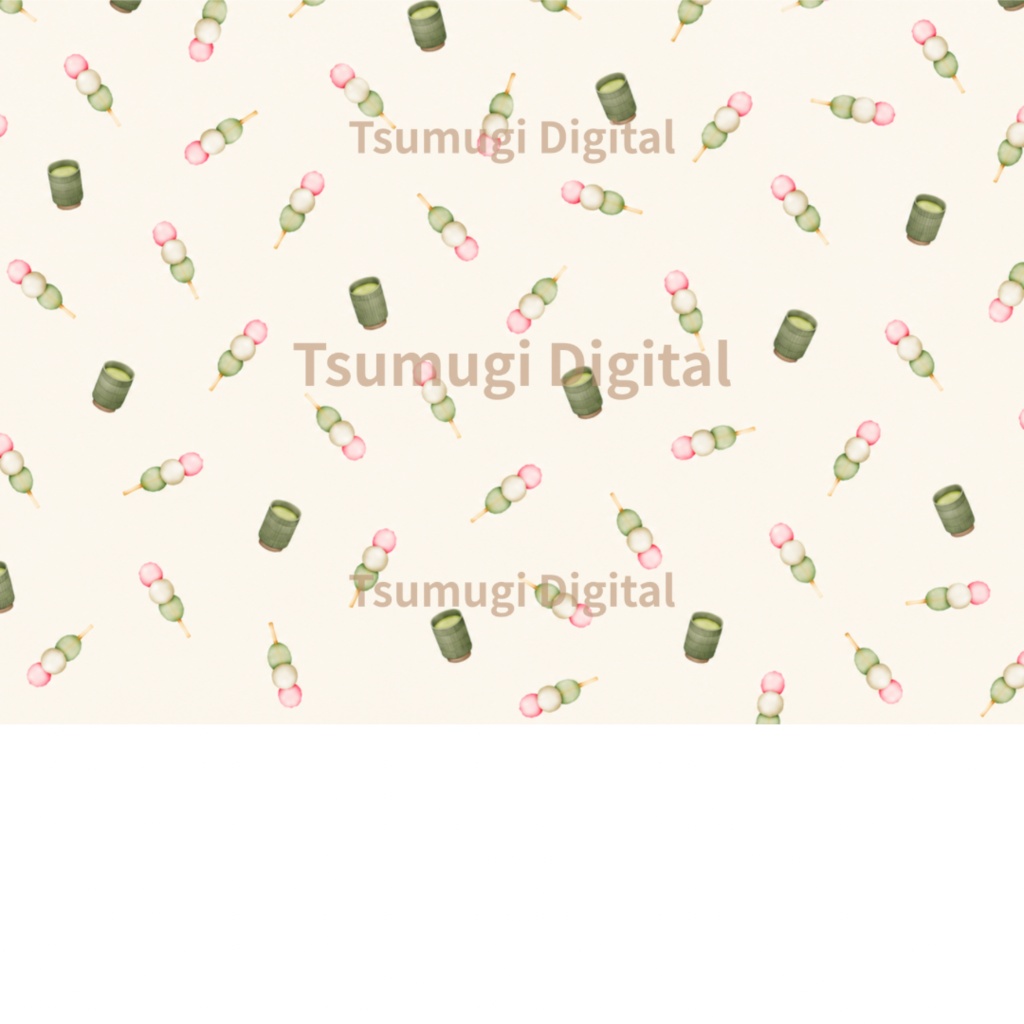 デザインペーパー(和菓子)3枚 / A4・PNGダウンロード