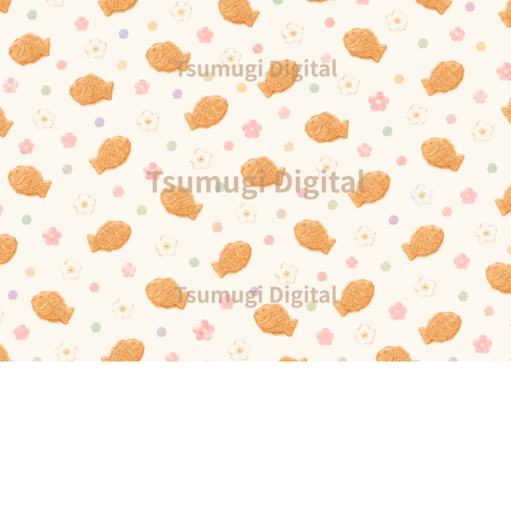 デザインペーパー(和菓子)3枚 / A4・PNGダウンロード