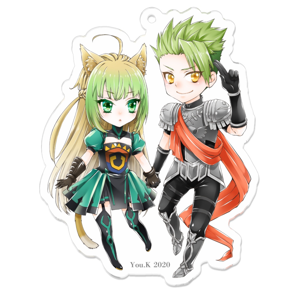 アキレウス アタランテ アクリルキーホルダー Yzan You Booth