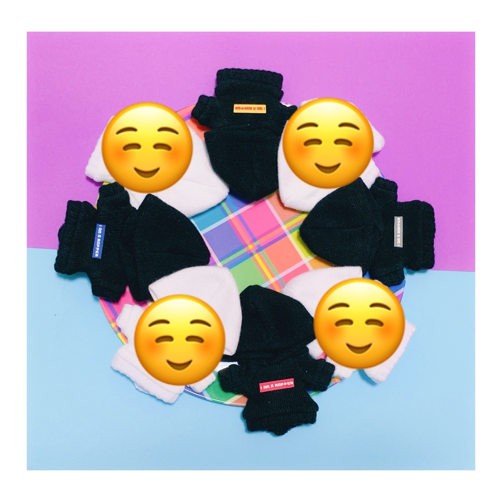 I am a rapper パーカー(黒)