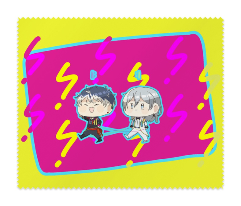 でんしゃごっこセブンメガネ拭き