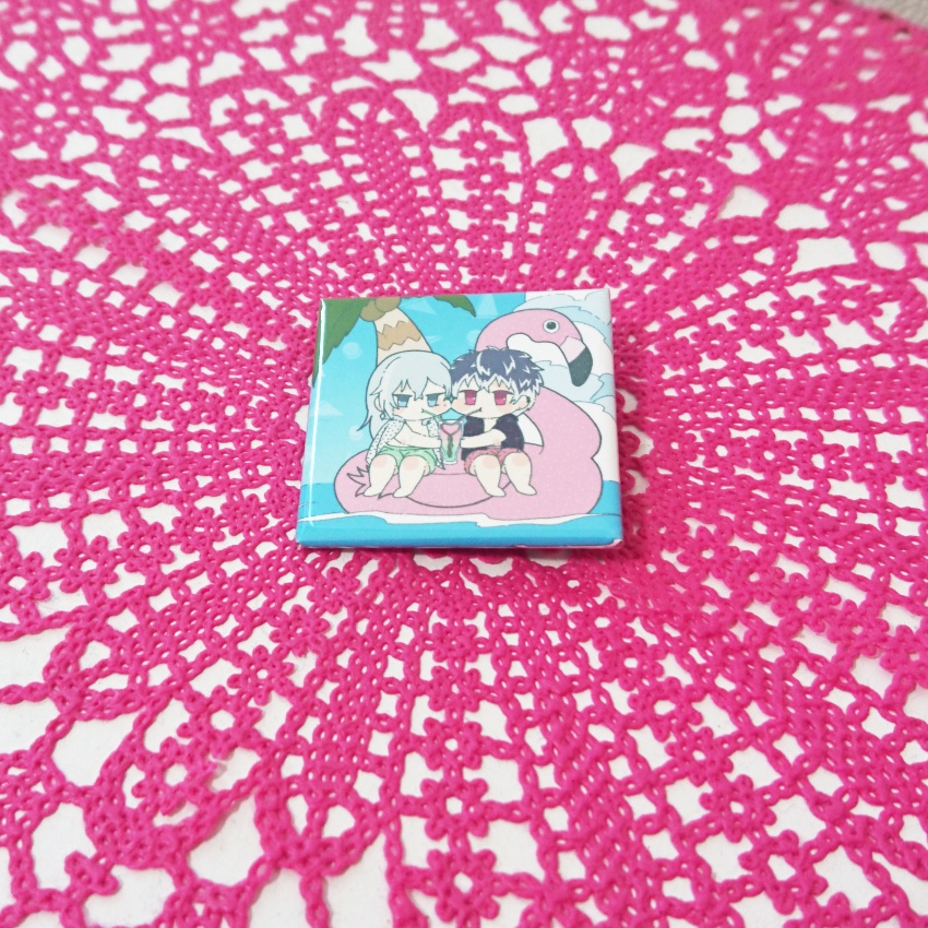 タオルハンカチ&缶バッジセット