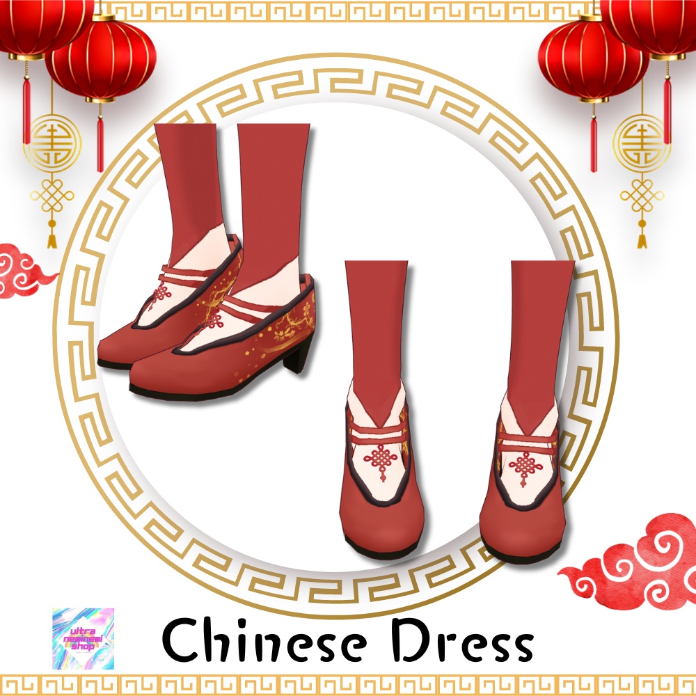 【Vroid】チャイナ服セット