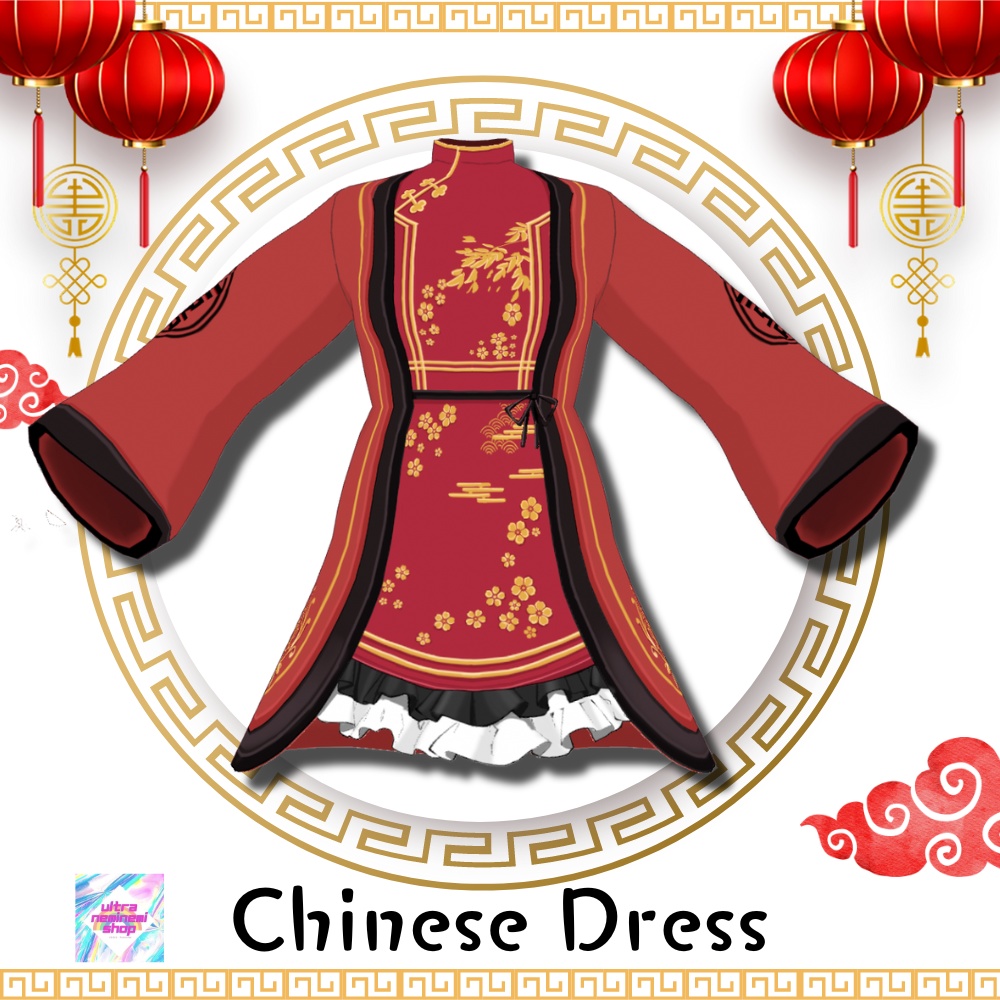 【Vroid】チャイナ服セット