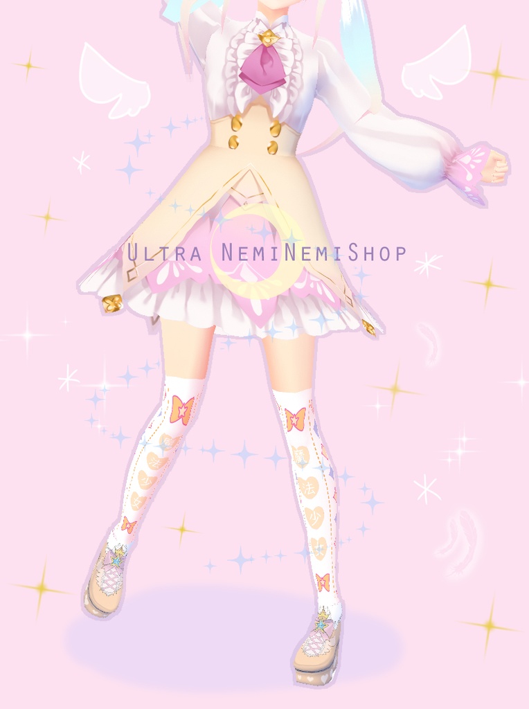 魔法少女のニーソと靴【少女シリーズ】