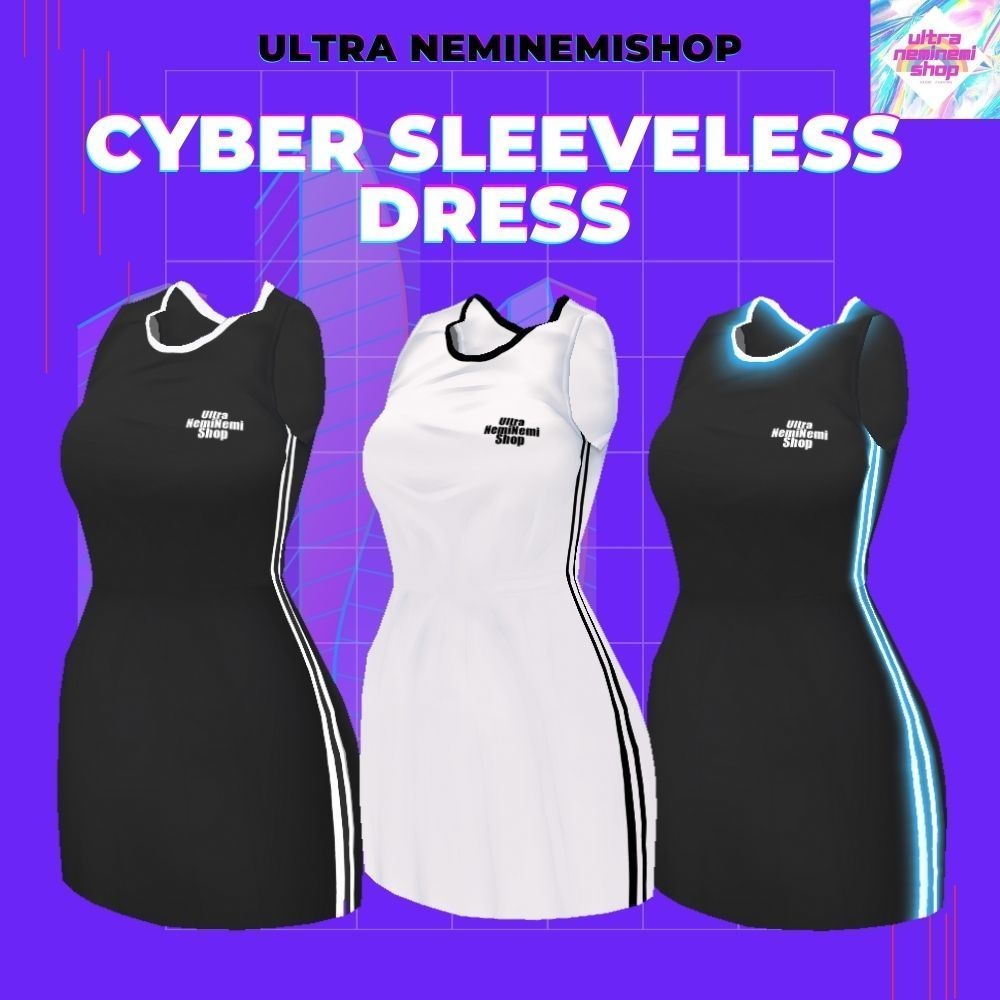【6色】サイバータンクトップワンピース