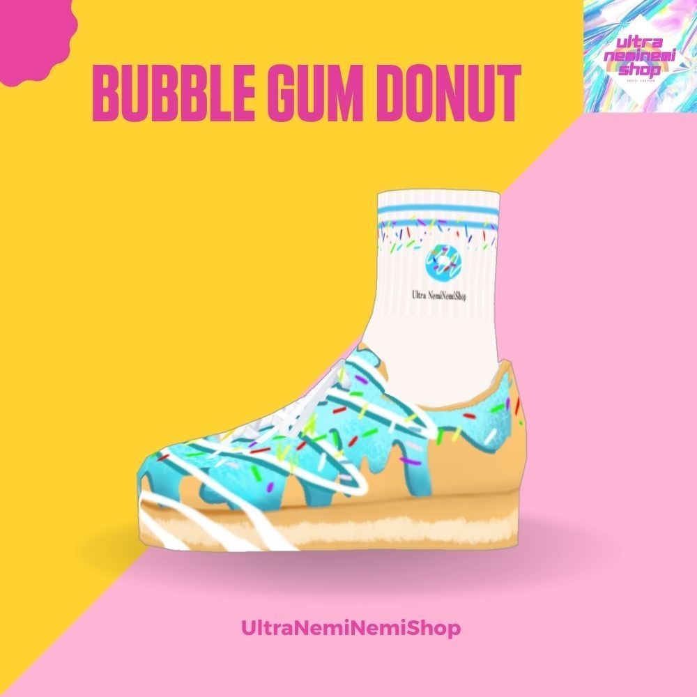 バブルガムドーナッツ(靴下とシューズ)