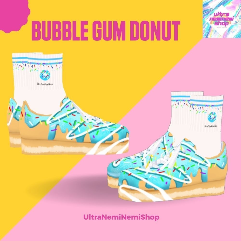 バブルガムドーナッツ(靴下とシューズ)